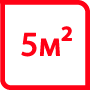 5 м²